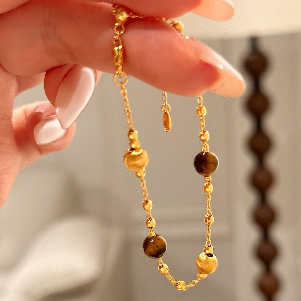 Cascade Tiger's Eye Bracelet & Necklace