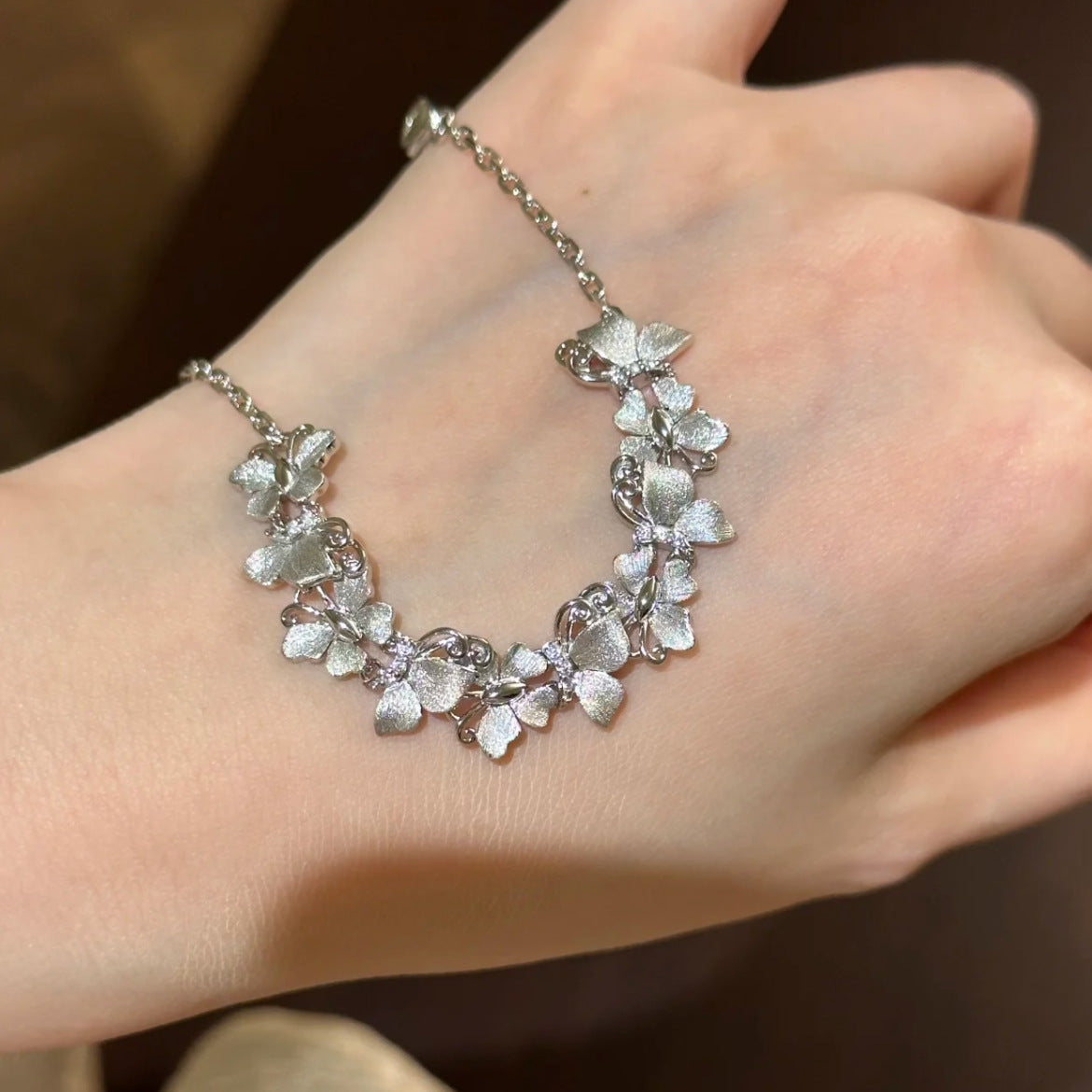 Butterfly Necklace, Bracelet & Ring