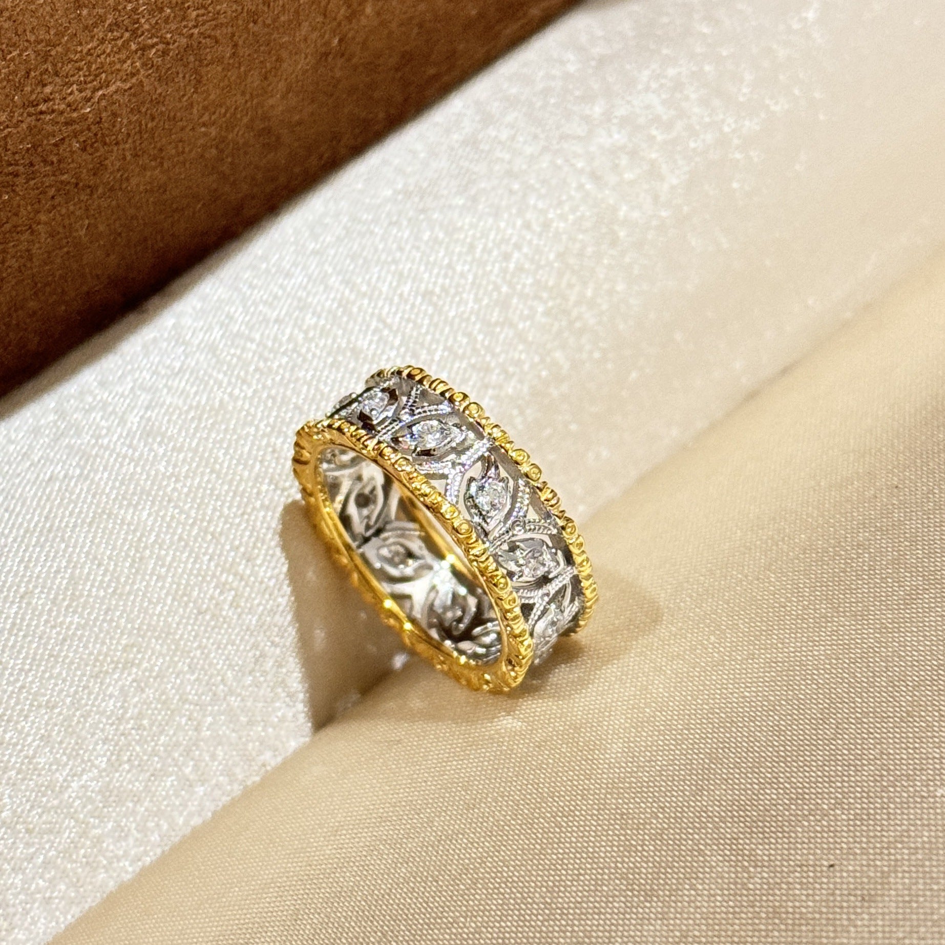 Lily of the Valley Hoop Earrings, Necklace & Ring