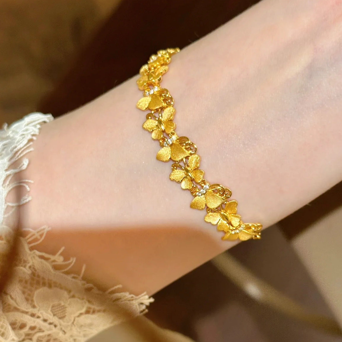 Butterfly Necklace, Bracelet & Ring