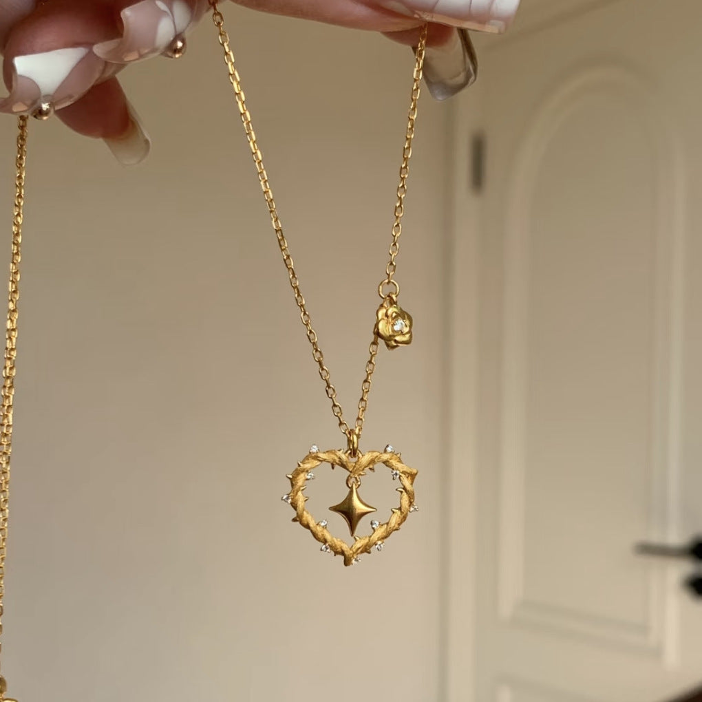 Heart Pretzel Necklace