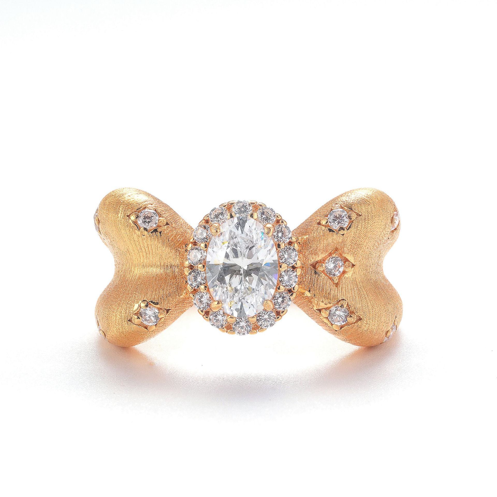 Ember White Ring