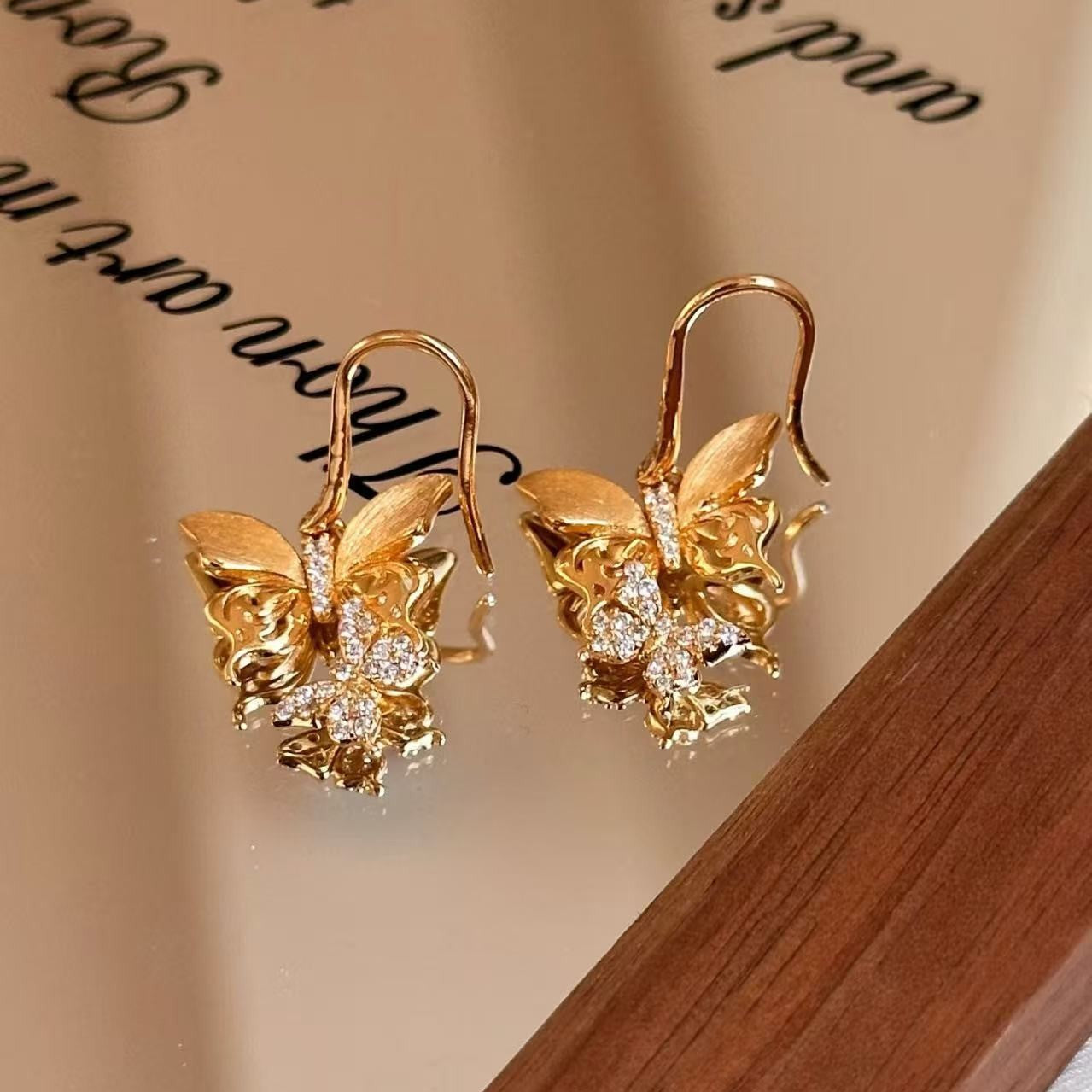 Butterfly Pedant Earrings