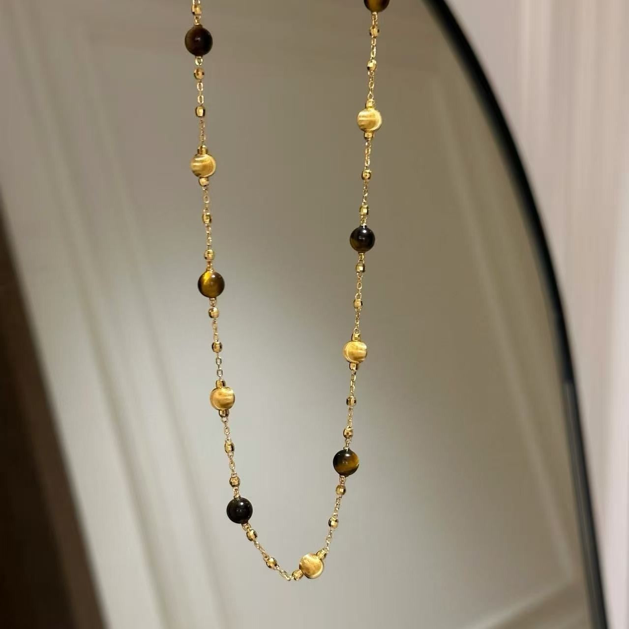 Cascade Tiger's Eye Bracelet & Necklace