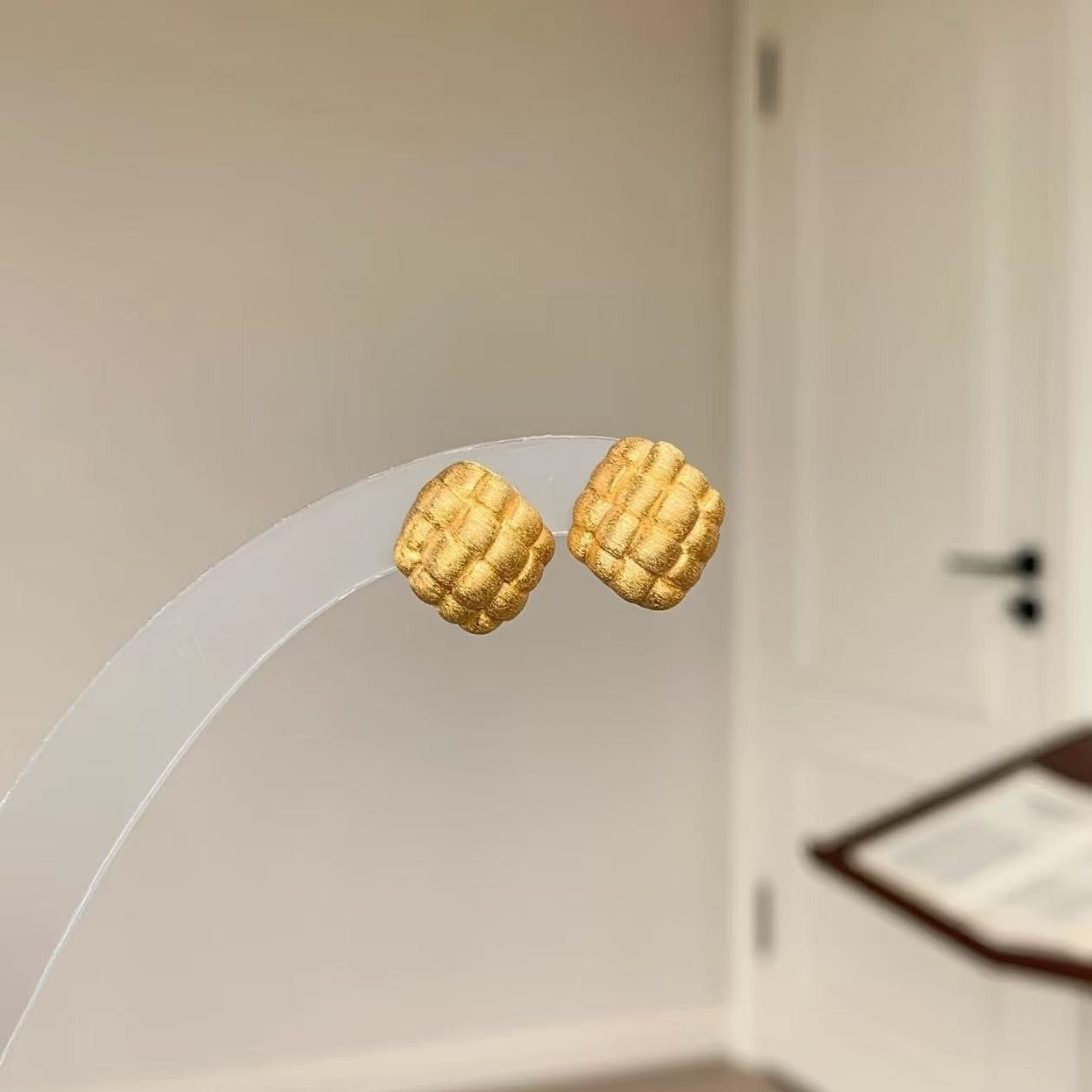 Croissant Stud Earrings