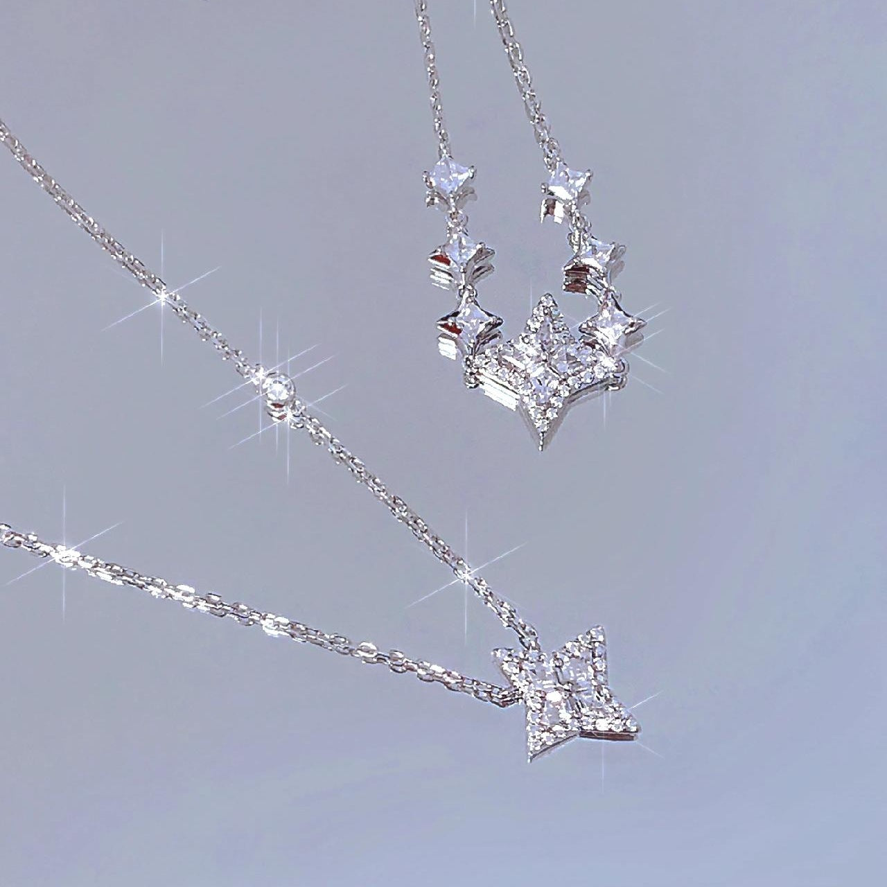 Scintilla Star Earrings, Bracelet & Necklace