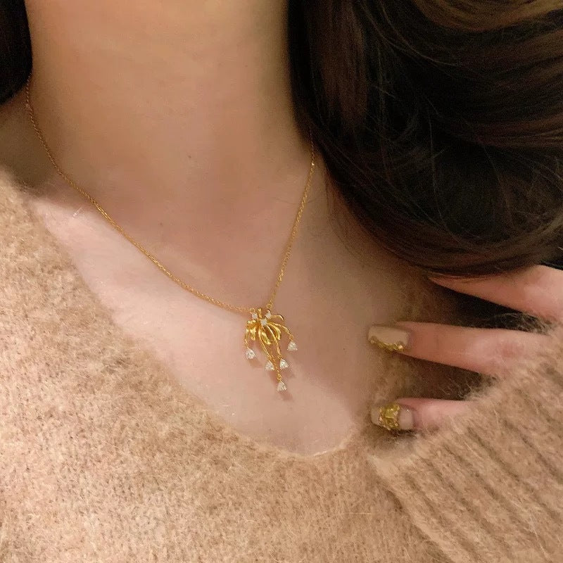 Firework Earrings & Necklace