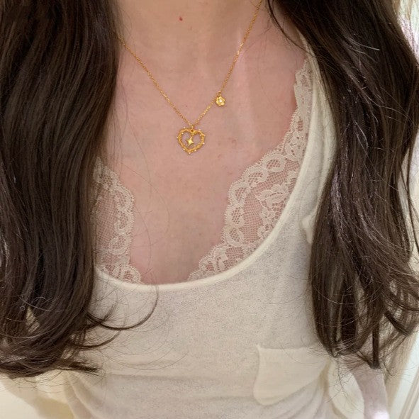 Heart Pretzel Necklace