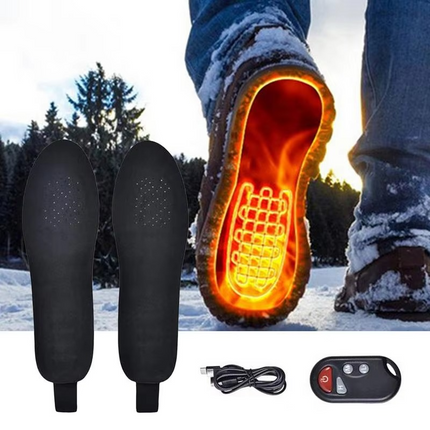 Rechargeable Cordless Heated Insoles - Snowboard, Ski, Hiking & Outdoor