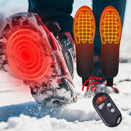 Rechargeable Cordless Heated Insoles - Snowboard, Ski, Hiking & Outdoor