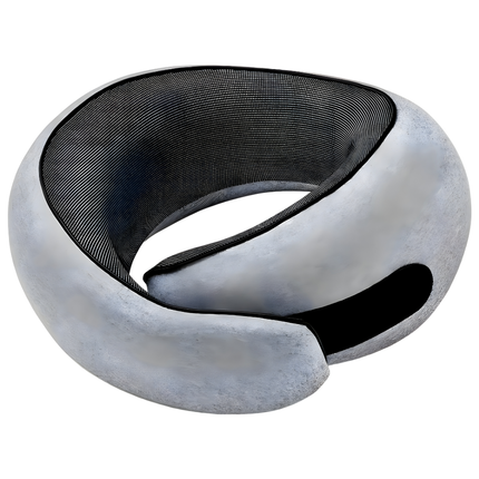 Memory Foam Travel Neck Pillow - Contoured Support, Breathable Fabric
