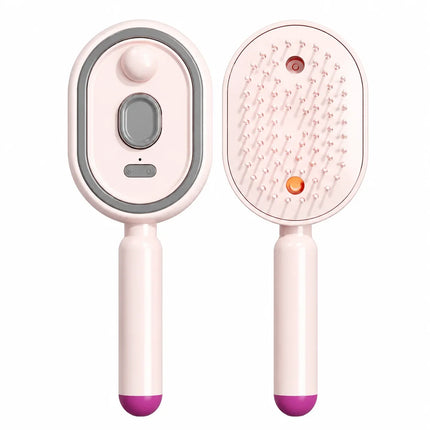 Steam Scalp Massage Comb - Nano Mist Hydration, Retractable Bristles