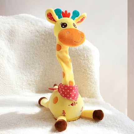 Singing Giraffe Plush Toy - Nursery Rhymes, Talk-Back, Soft Cuddle