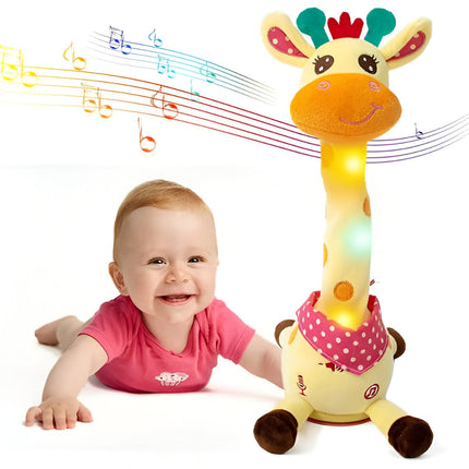 Singing Giraffe Plush Toy - Nursery Rhymes, Talk-Back, Soft Cuddle
