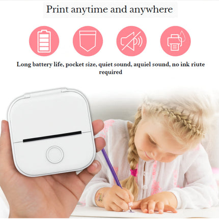 Label Maker - Portable Bluetooth Thermal Printer, Inkless Pocket Printer