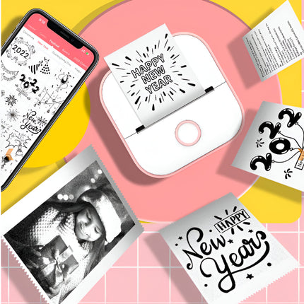 Label Maker - Portable Bluetooth Thermal Printer, Inkless Pocket Printer