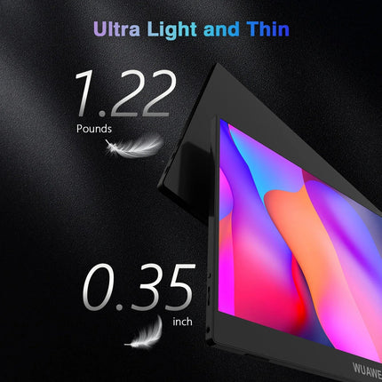 Portable Monitor for Laptop - 14-Inch 1080P, USB-C, HDMI Display, Slim