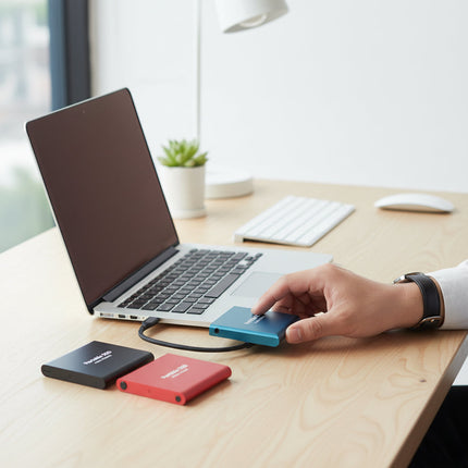 Portable SSD - 128GB, Fast Transfer, Aluminum Build, Multiple Colors