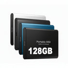 Portable SSD - 128GB, Fast Transfer, Aluminum Build, Multiple Colors