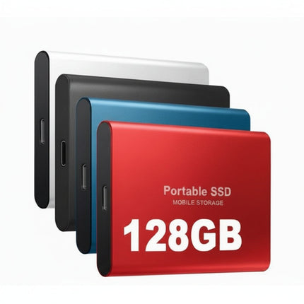 Portable SSD - 128GB, Fast Transfer, Aluminum Build, Multiple Colors