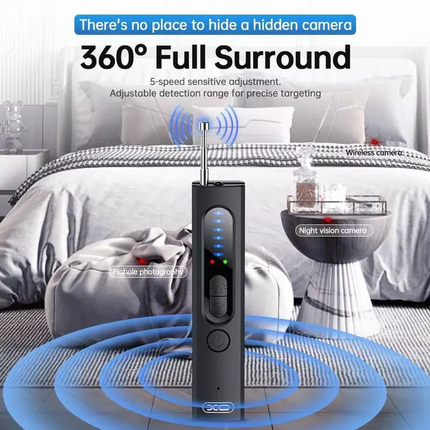 GPS Tracker Detector - Hidden Camera, RF Bug Scanner for Cars, Hotels