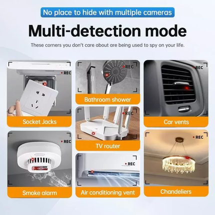 GPS Tracker Detector - Hidden Camera, RF Bug Scanner for Cars, Hotels