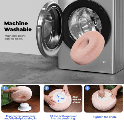 Pillow Tablet Stand - Plush Device Holder with 360 Rotating Arm, Tray
