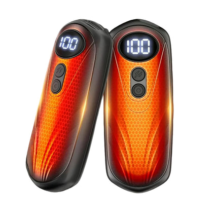 Rechargeable Hand Warmers - 2-in-1 Design, Adjustable Heat Levels
