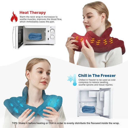 Relaxation Wrap - Microwavable, Weighted, Neck Heating Tension Relief
