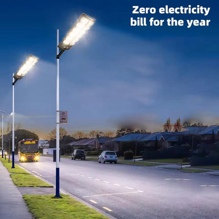 Solar Street Lights - Motion Sensor Outdoor Solar Flood Light, Remote