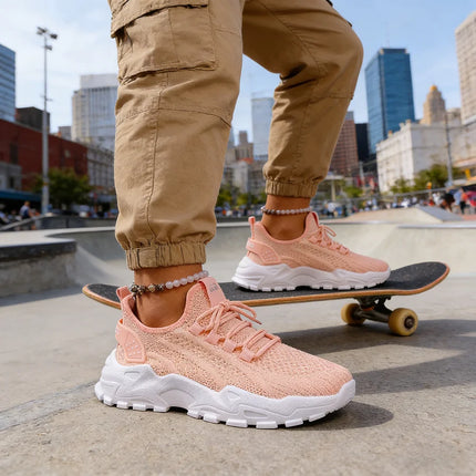 ManiComfy Women's Ergonomic Knitted Mesh Sneakers