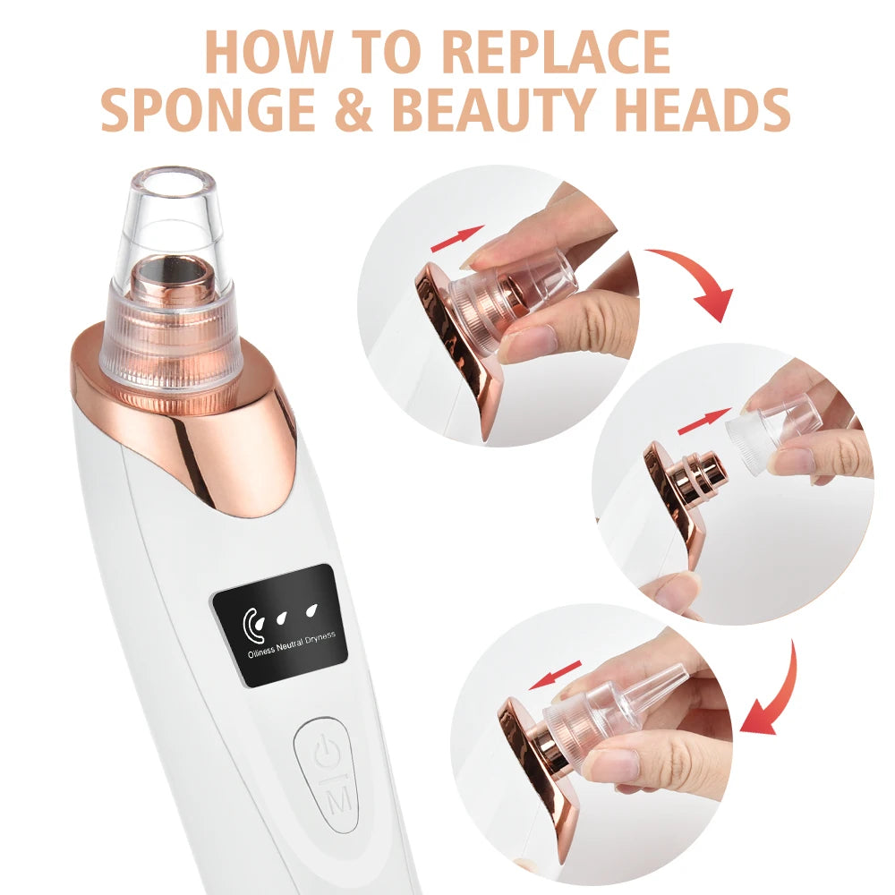 ManiRenew Blackhead Remover Pore Vacuum Cleaner