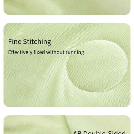 Ice Silk Summer Cooling Blanket - Reversible Double-Sided Cooling Quilt