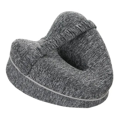 Contoured Memory Foam Leg Pillow - Side Sleeper Knee & Calf Support Cushion