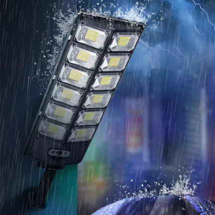 Solar Street Lights - Motion Sensor Outdoor Solar Flood Light, Remote
