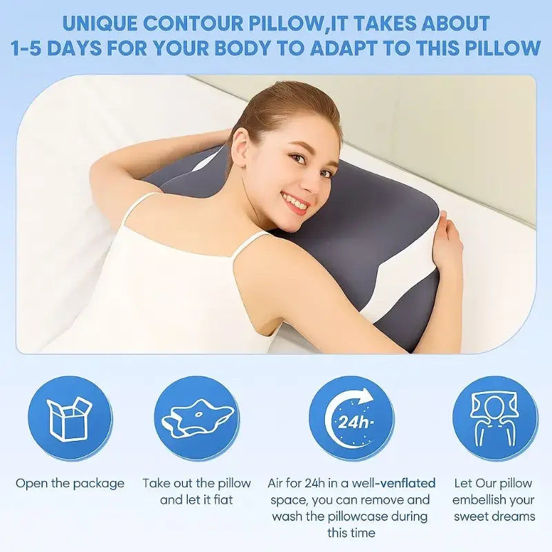 ManiDream Butterfly Memory Foam Cervical Pillow