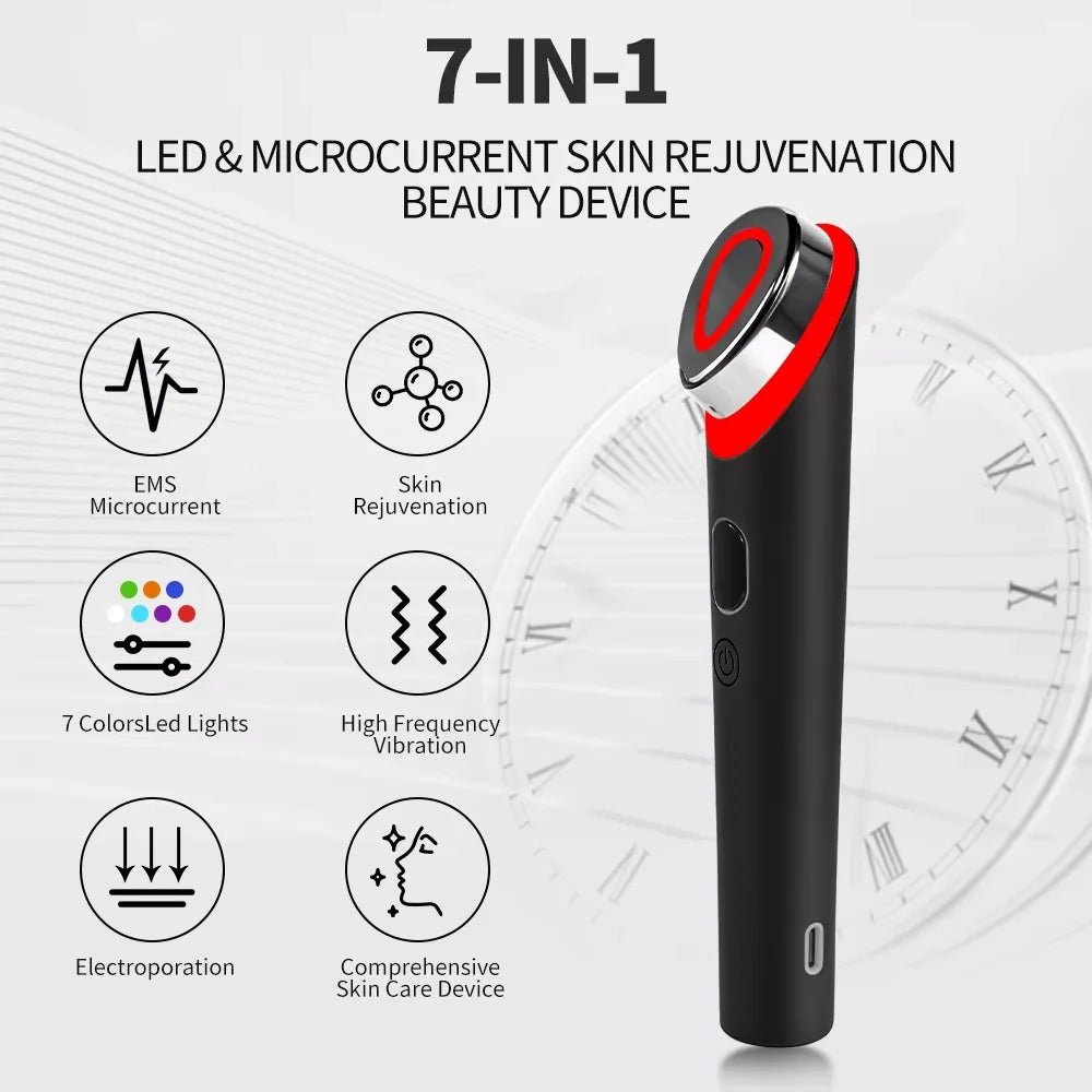 ManiRay 7-Color LED & EMS Facial Massager
