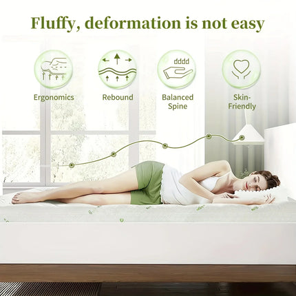 Bamboo Mattress Topper - Cooling, Pillow Top, Deep Pocket Comfort Layer