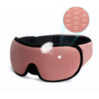 3D Blackout Sleep Mask - Contoured Zero-Pressure Eye Cups for Travel