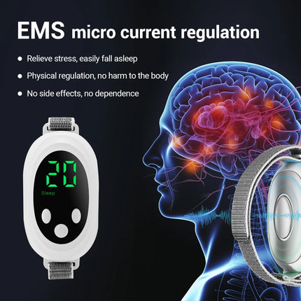 Intelligent Sleeping Relaxation Device - Microcurrent Wind-Down Wearable