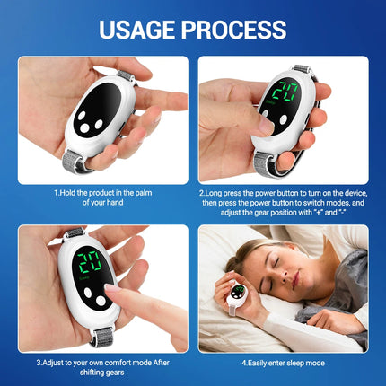 Intelligent Sleeping Relaxation Device - Microcurrent Wind-Down Wearable