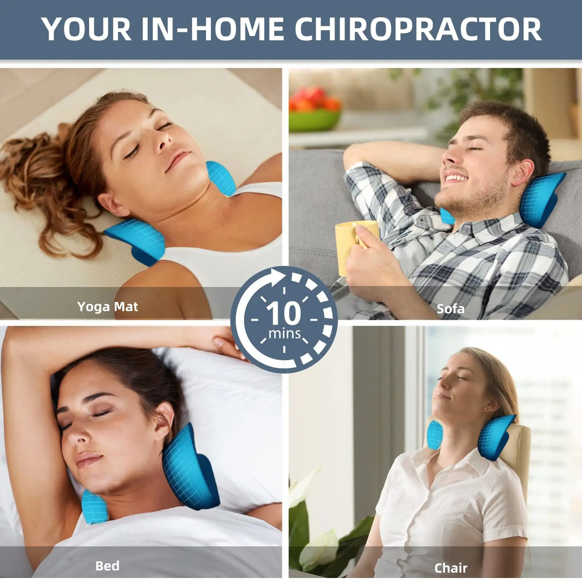 ManiSlope Neck Shoulder Stretcher Massage Pillow
