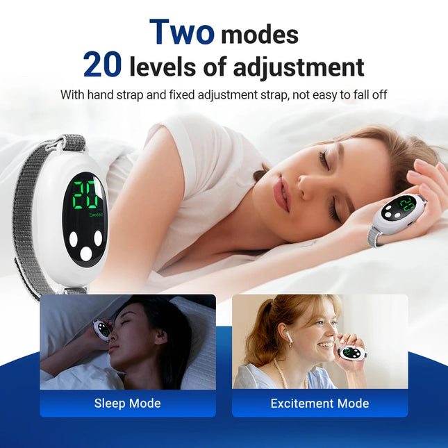 Intelligent Sleeping Relaxation Device - Microcurrent Wind-Down Wearable