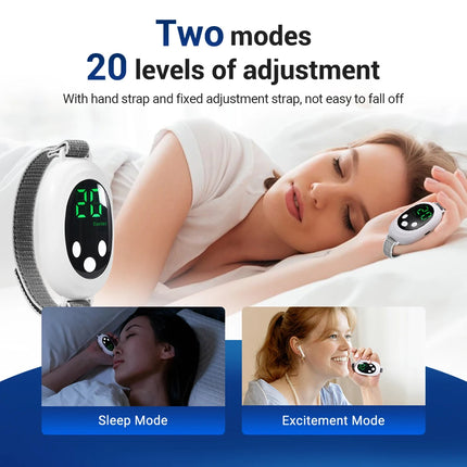 Intelligent Sleeping Relaxation Device - Microcurrent Wind-Down Wearable