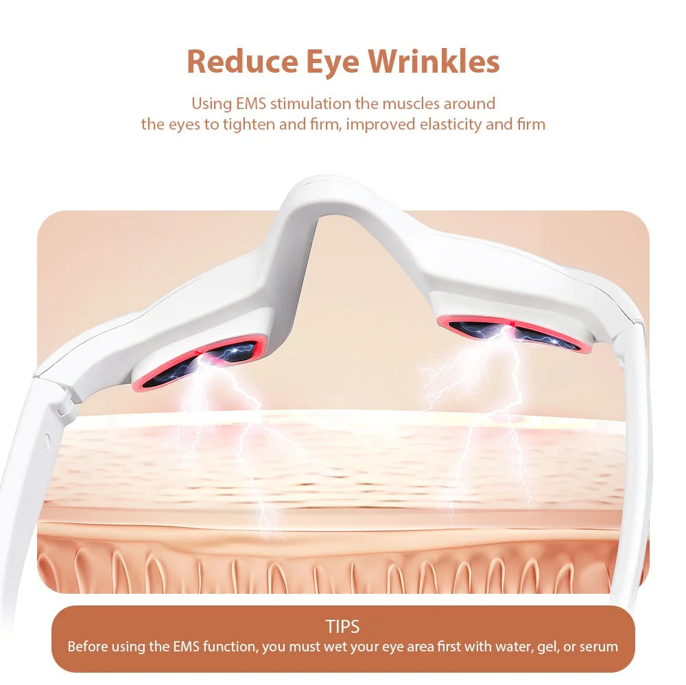 ManiSlumber Hands-Free EMS & Red Light 3D Eye Massager
