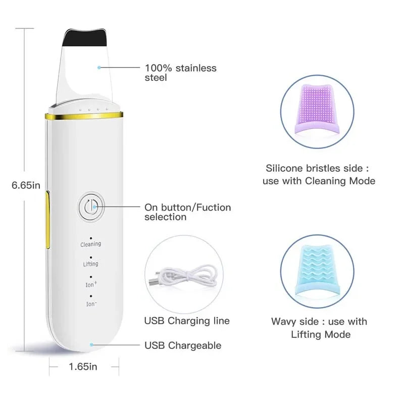 ManiDew Ultrasonic Skin Scrubber & Pore Cleaner