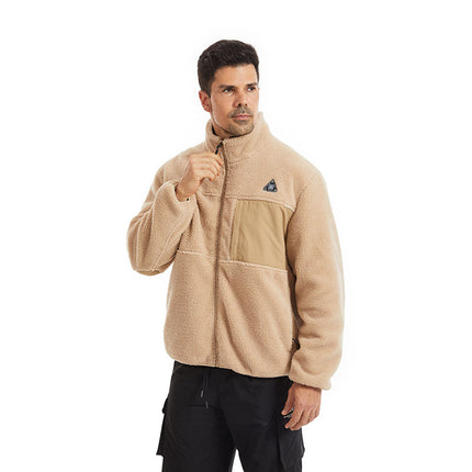 Smart Heated Unisex Fleece Jacket - USB Powered, 4-Zone Heating, Windproof