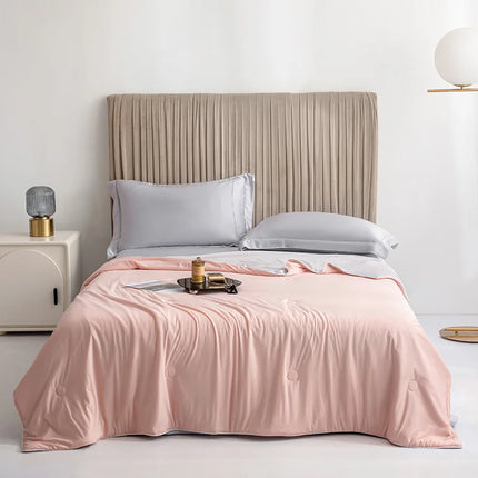 Ice Silk Summer Cooling Blanket - Reversible Double-Sided Cooling Quilt