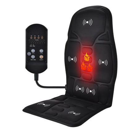 ManiPress Electric Vibrating Massager Chair Pad with Heat