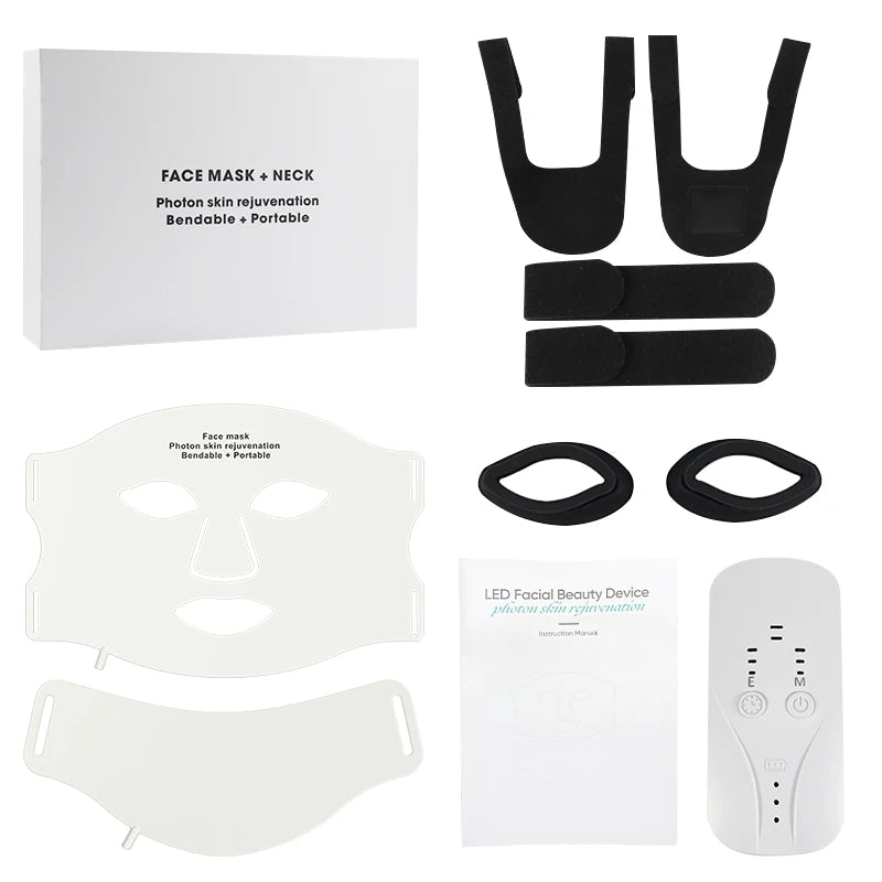 ManiPrism 7-Color LED Light Therapy Face & Neck Mask